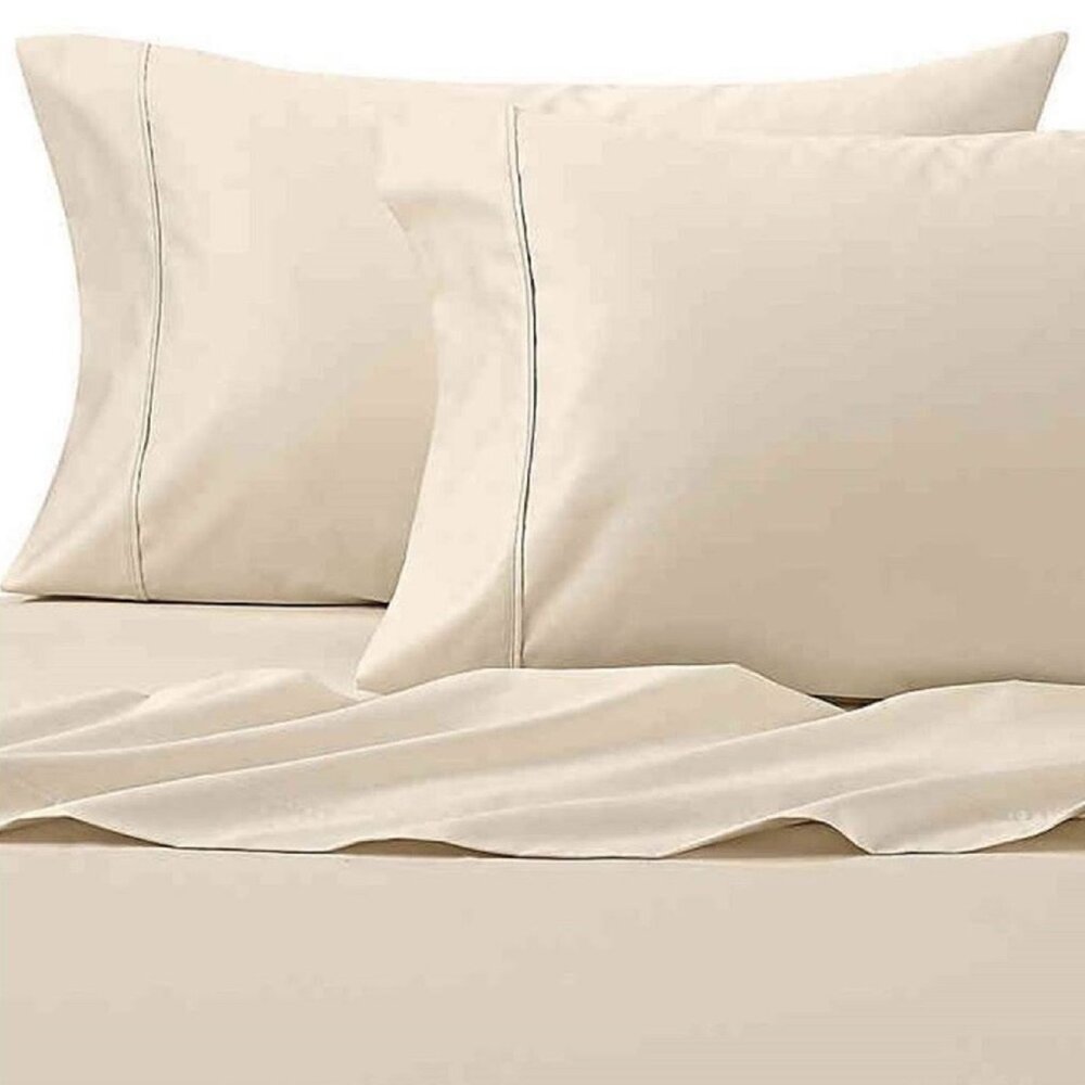 Size SUPER KING Wamsutta 500 Thread Count 100% Cotton Sateen-Weave Sheet Set